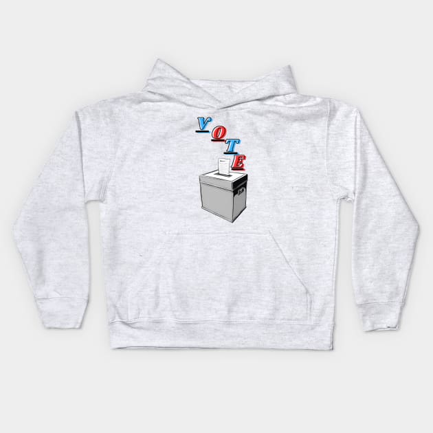 Vote Kids Hoodie by RDproject